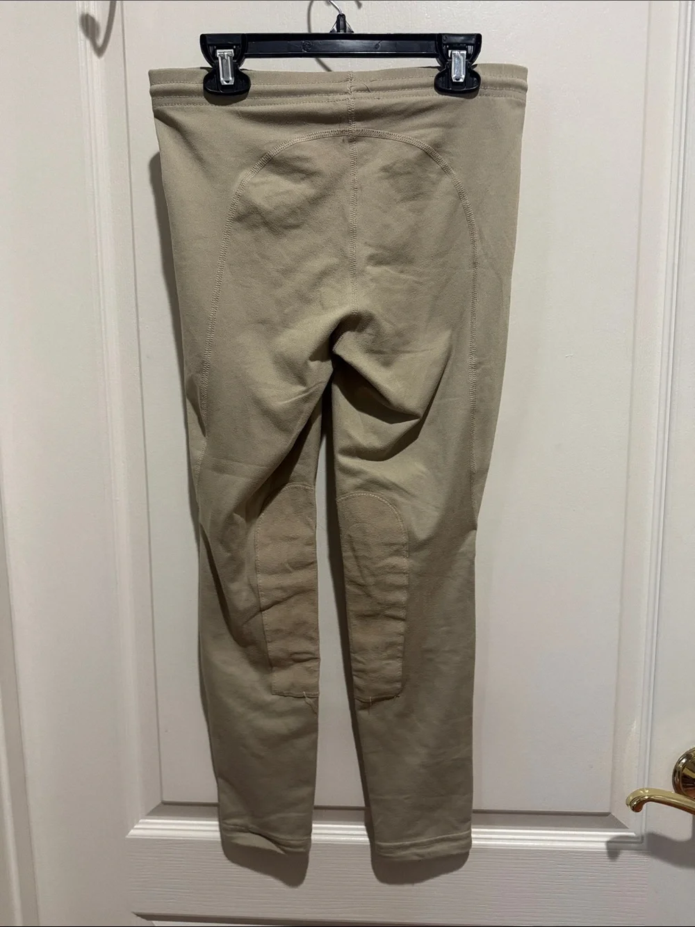 KERRITS Kid Performance Knee Patch Riding Tight Tan EUC KP Size Youth XL YXL $64